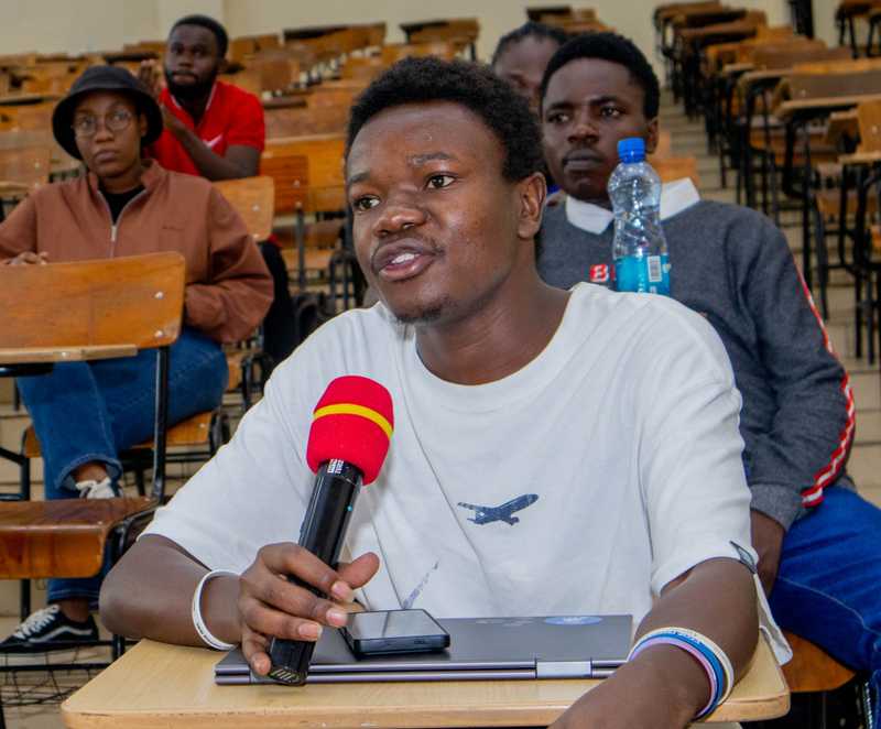 Team member, Collins Omondi